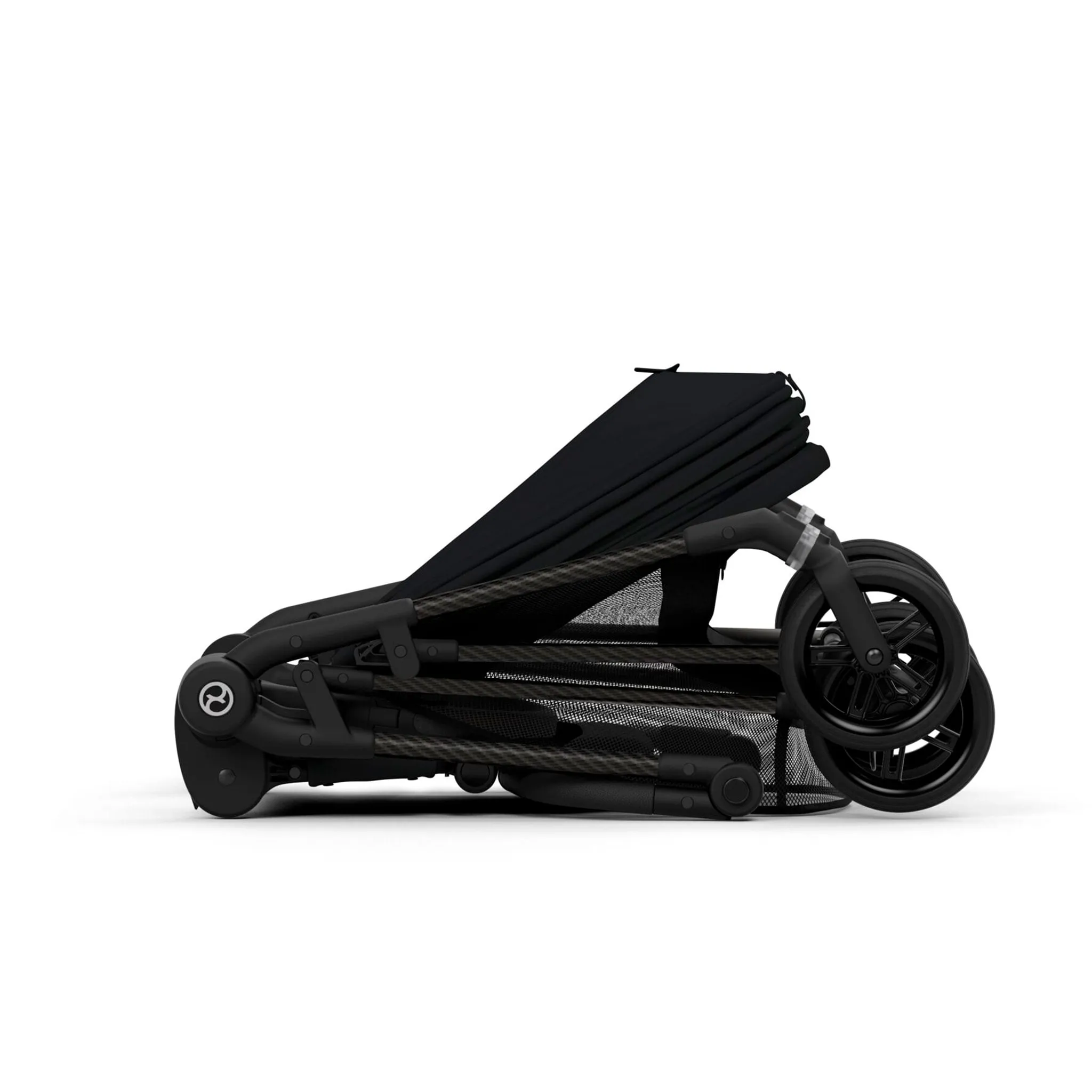 Cybex Poussette ultra légère Melio Carbon 3 - Noir lune