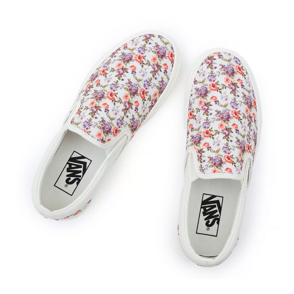 Vans CLASSIC SLIP-ON - Sneakers Femme vintage floral marshmallow