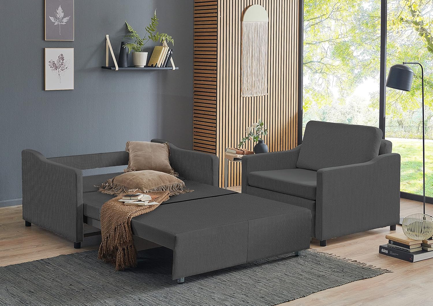 Atlantic Home Collection Schlafsofa mit 120x200cm Schlaffunktion