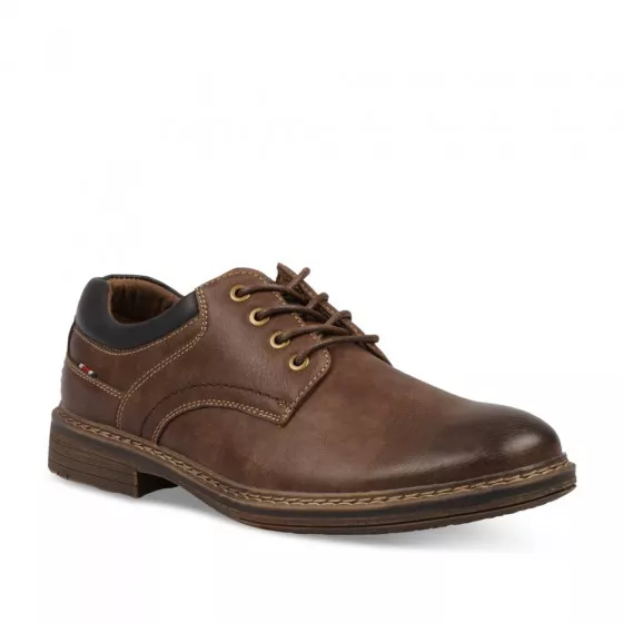 Baskets MARRON DENIM SIDE