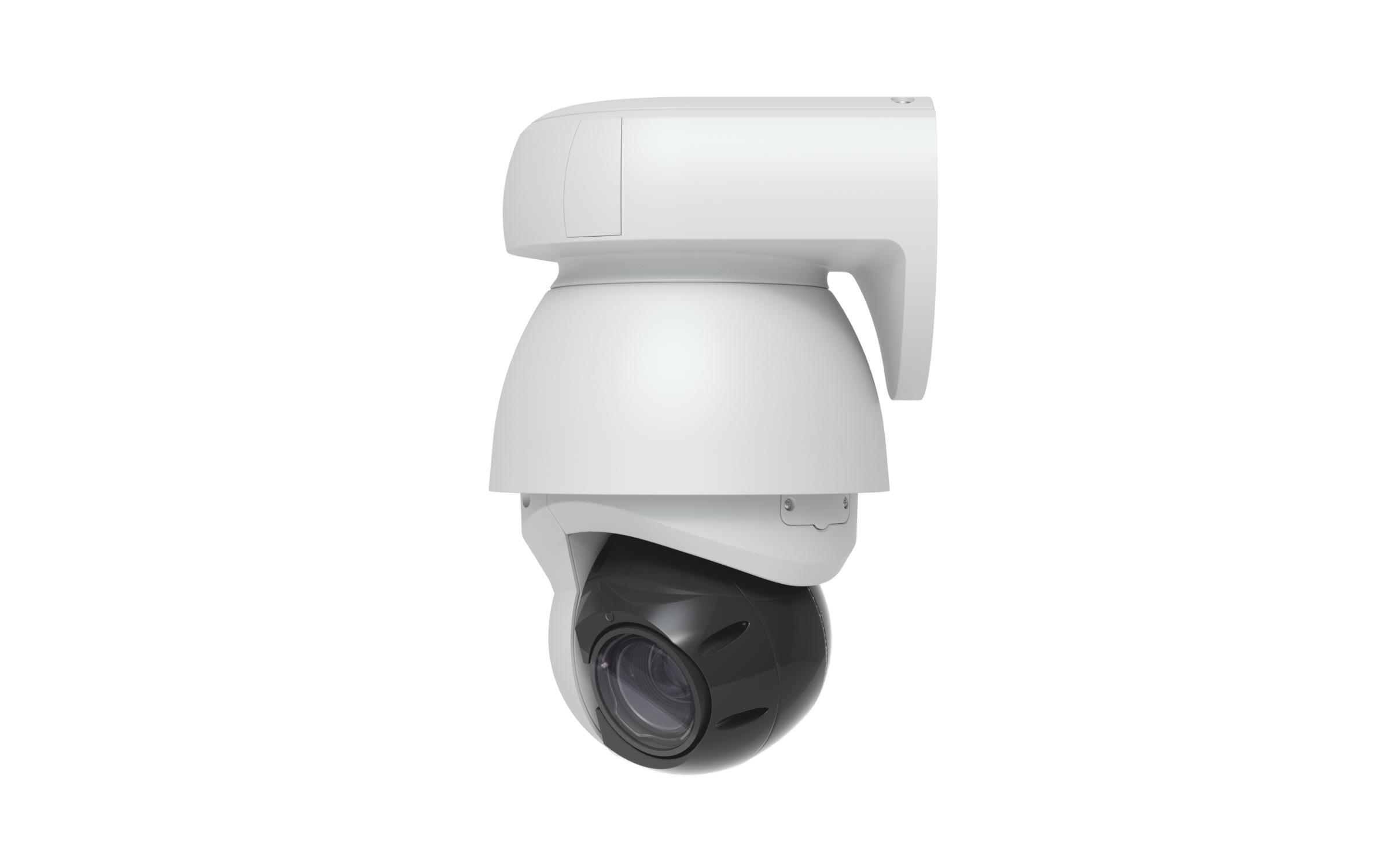 Netzwerkkamera AI PTZ Industrial Weiss, 1 Stück<br>Industrietaugliche 4K PoE++ PTZ-Kamera mit erweiterten KI-Funktionen, 22-fachem optischen Zoom und adaptiver IR-LED-Nachtsicht mit grosser Reichweite