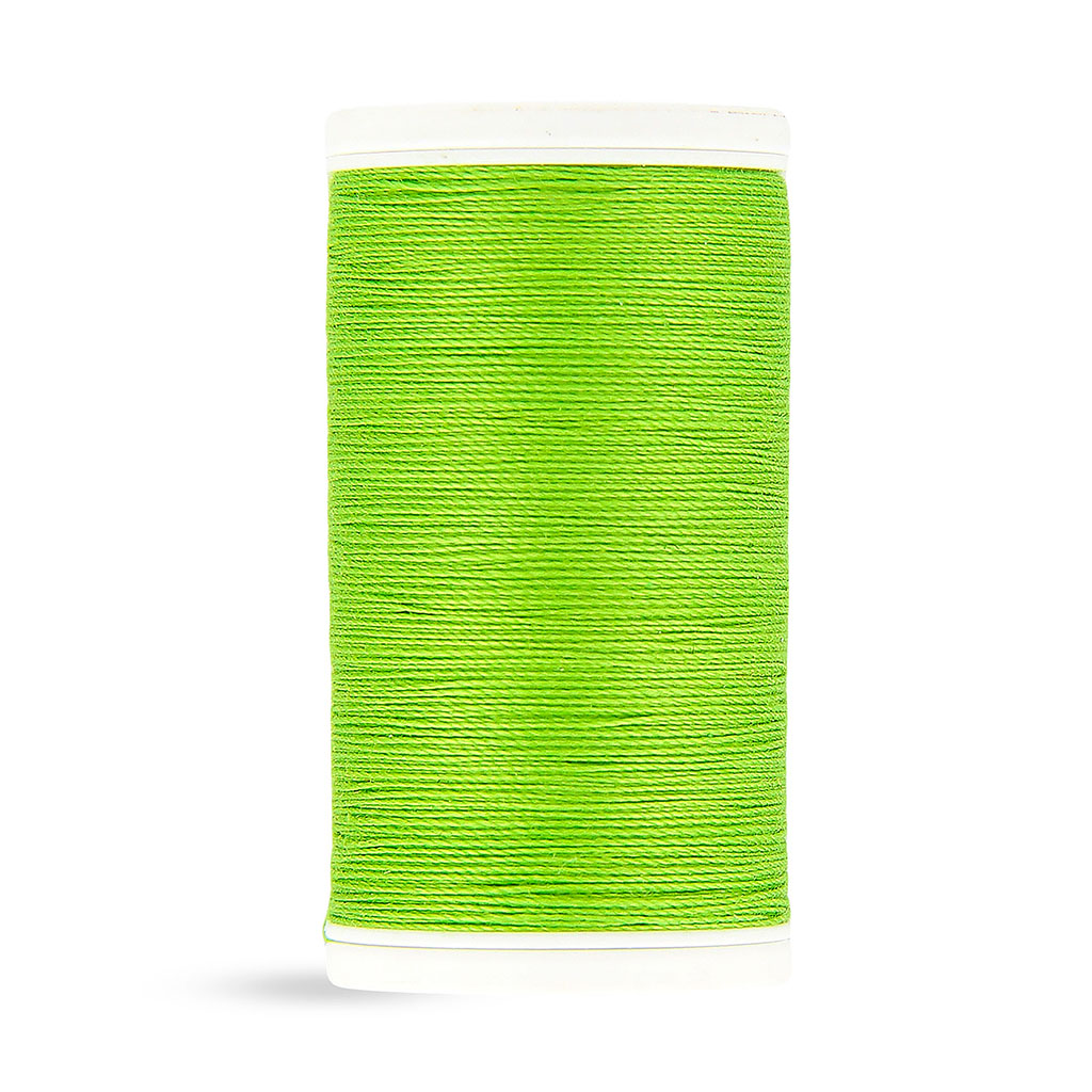 Fil LASER en coton vert 100m