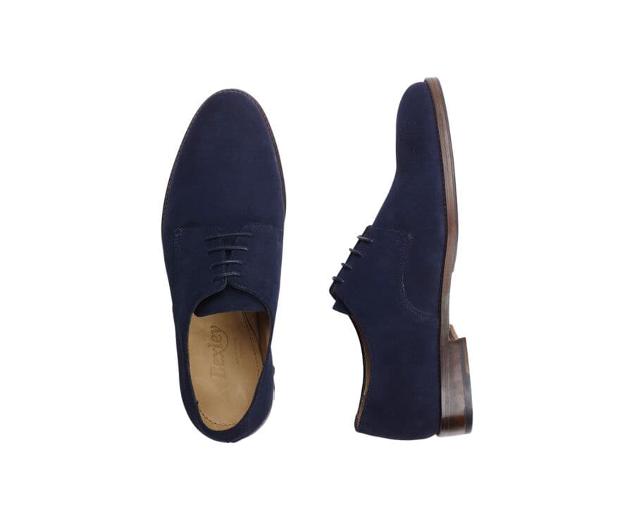 Derbies homme Velours Marine - DOVER II PATIN