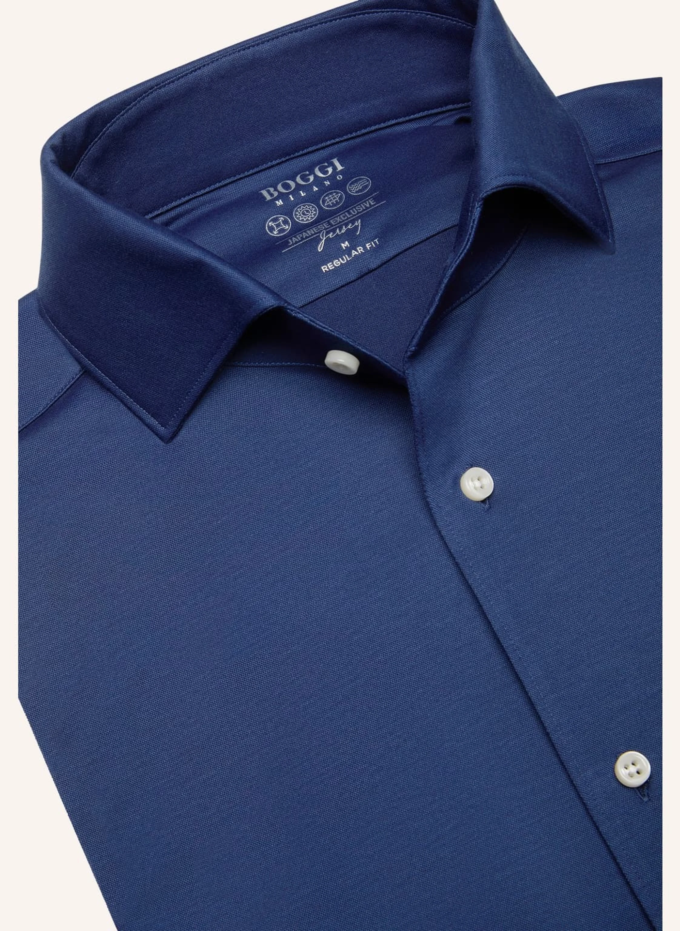 BOGGI MILANO Jersey-Polohemd Regular Fit