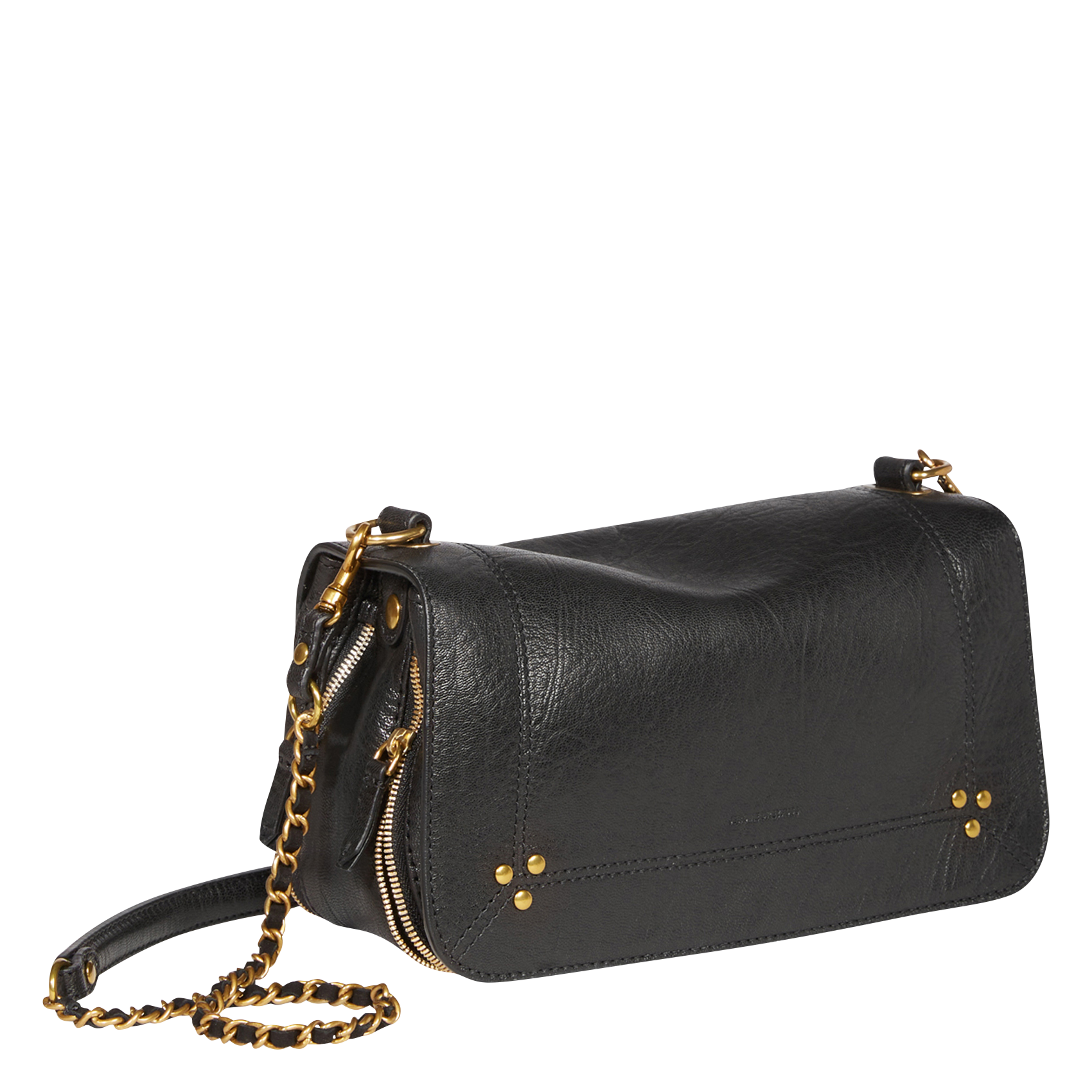 BOBI - Sac bandoulière en cuir | Noir