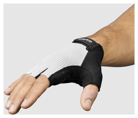 Gants courts d'été GripGrab EXPLR Padded Blanc