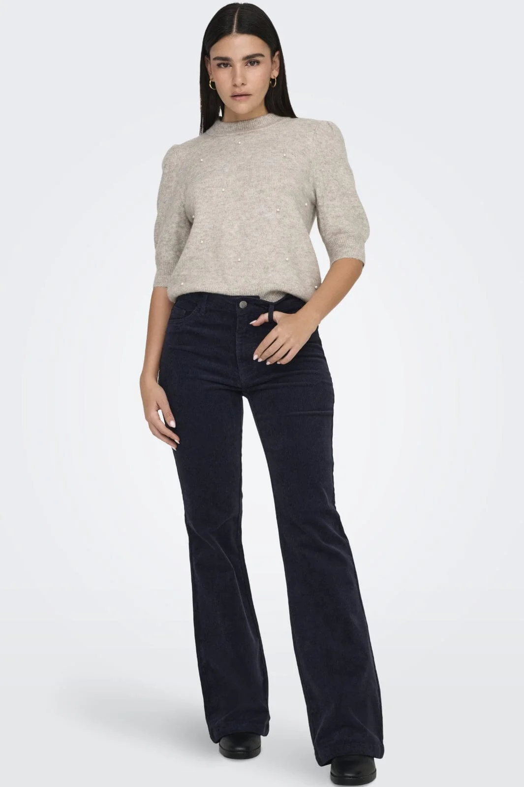 JDY Jdyrue Life 2/4 Pearl Pullover Knt 15342271