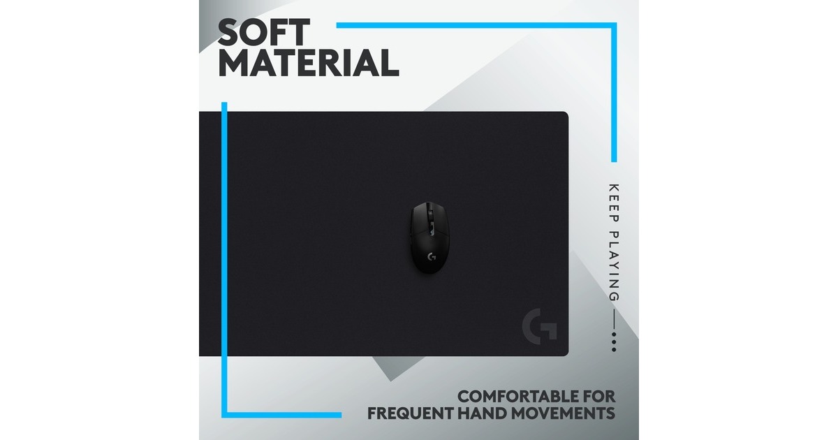 LogitechG840 Extra Large gaming muismat  (Zwart)