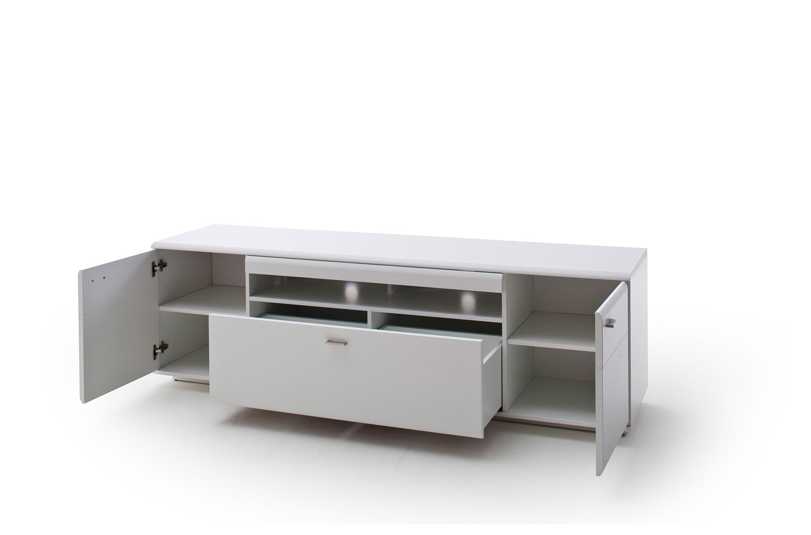 TV-Lowboard AMORA 195 cm NB weiß