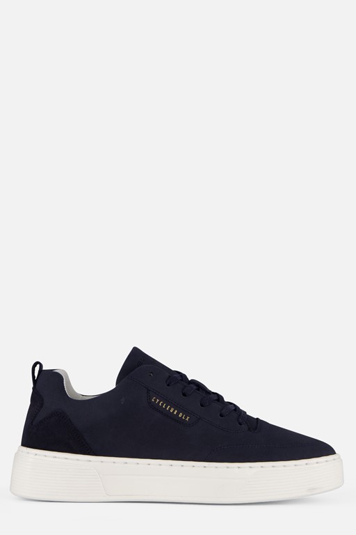 Cycleur de Lux Giclette Sneakers blauw Nubuck