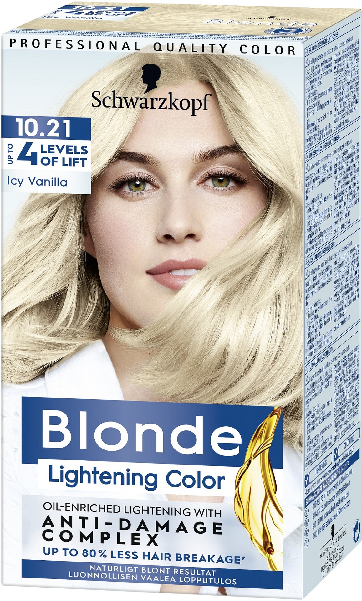 Schwarzkopf Hair Color Blonde 10.21 Icy Vanilla