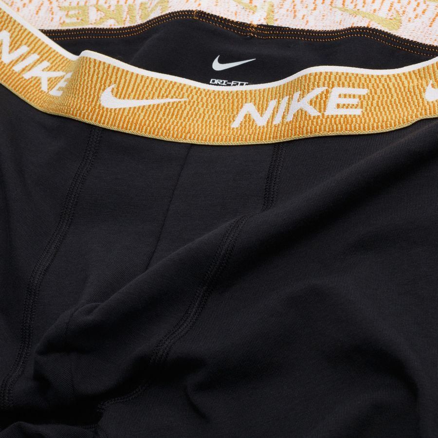 Nike Shorts Boxer Pack de 3 - Noir/Denim Turqouise/Infinite Gold