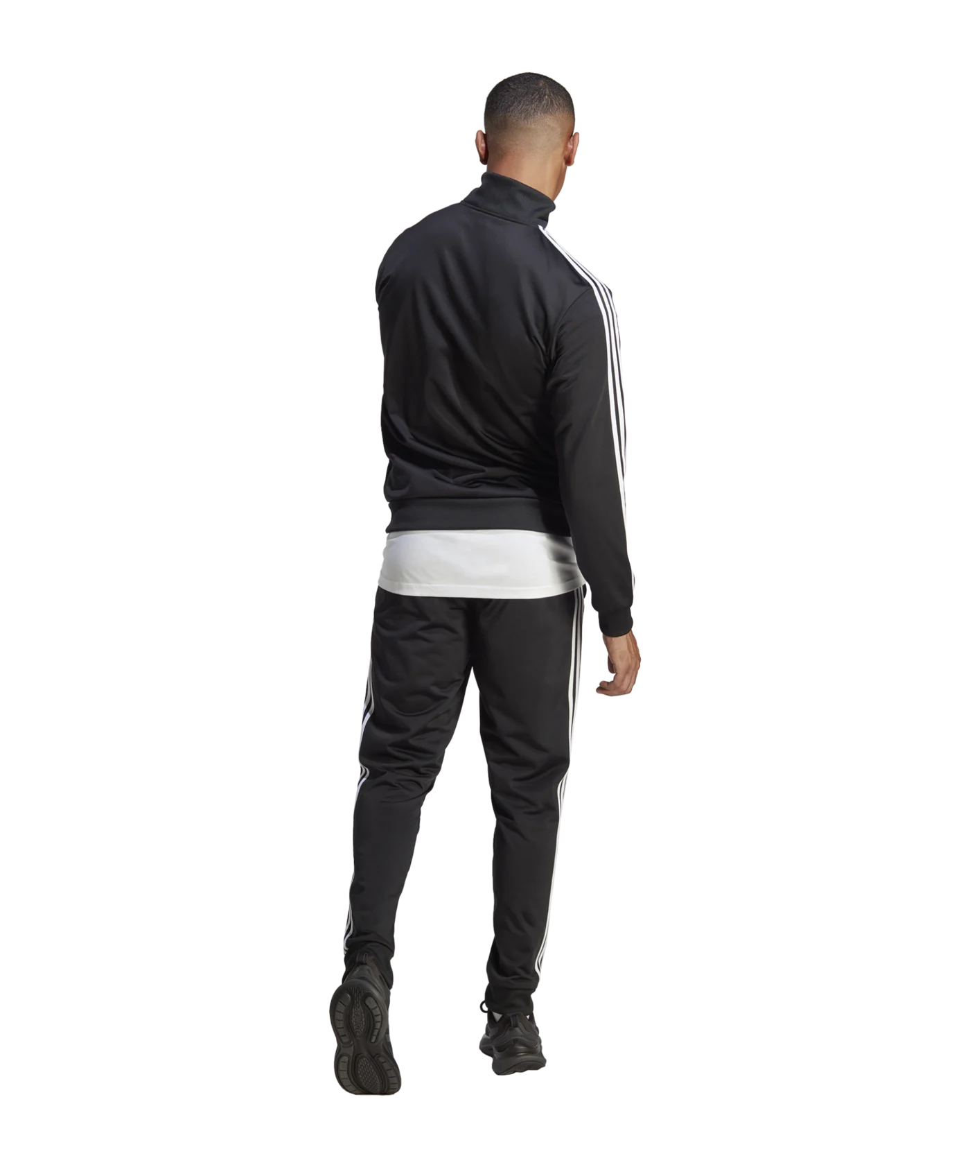 adidas 3S Trainingsanzug Schwarz