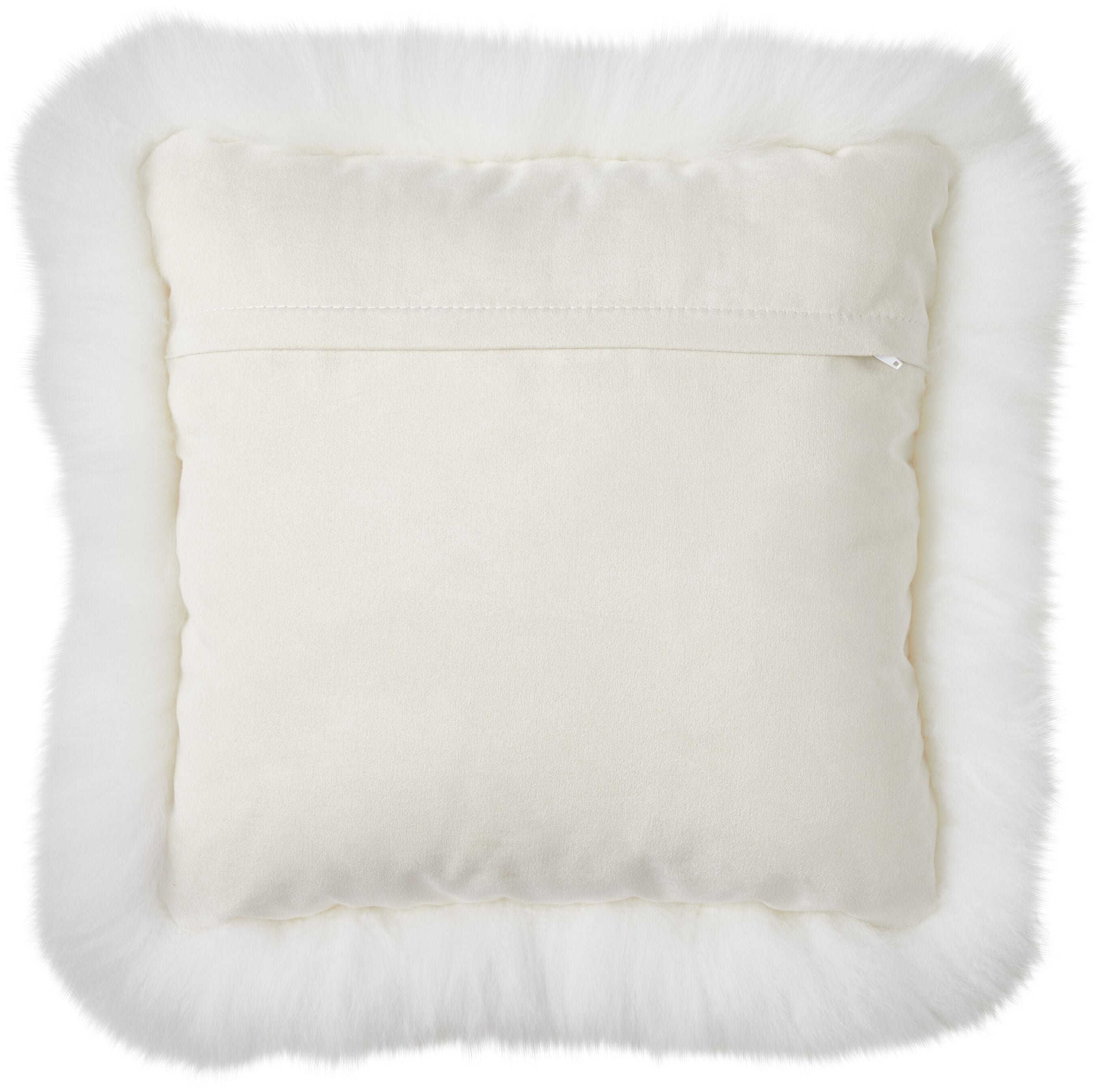 DAISY Zierkissen - Weiss / B: 40.0 cm x H: 40.0 cm
