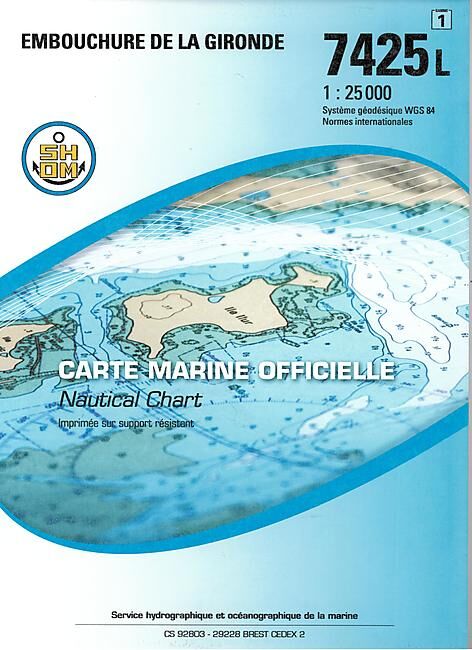 EPSHOM - 7425L EMBOUCHURE DE LA GIRONDE