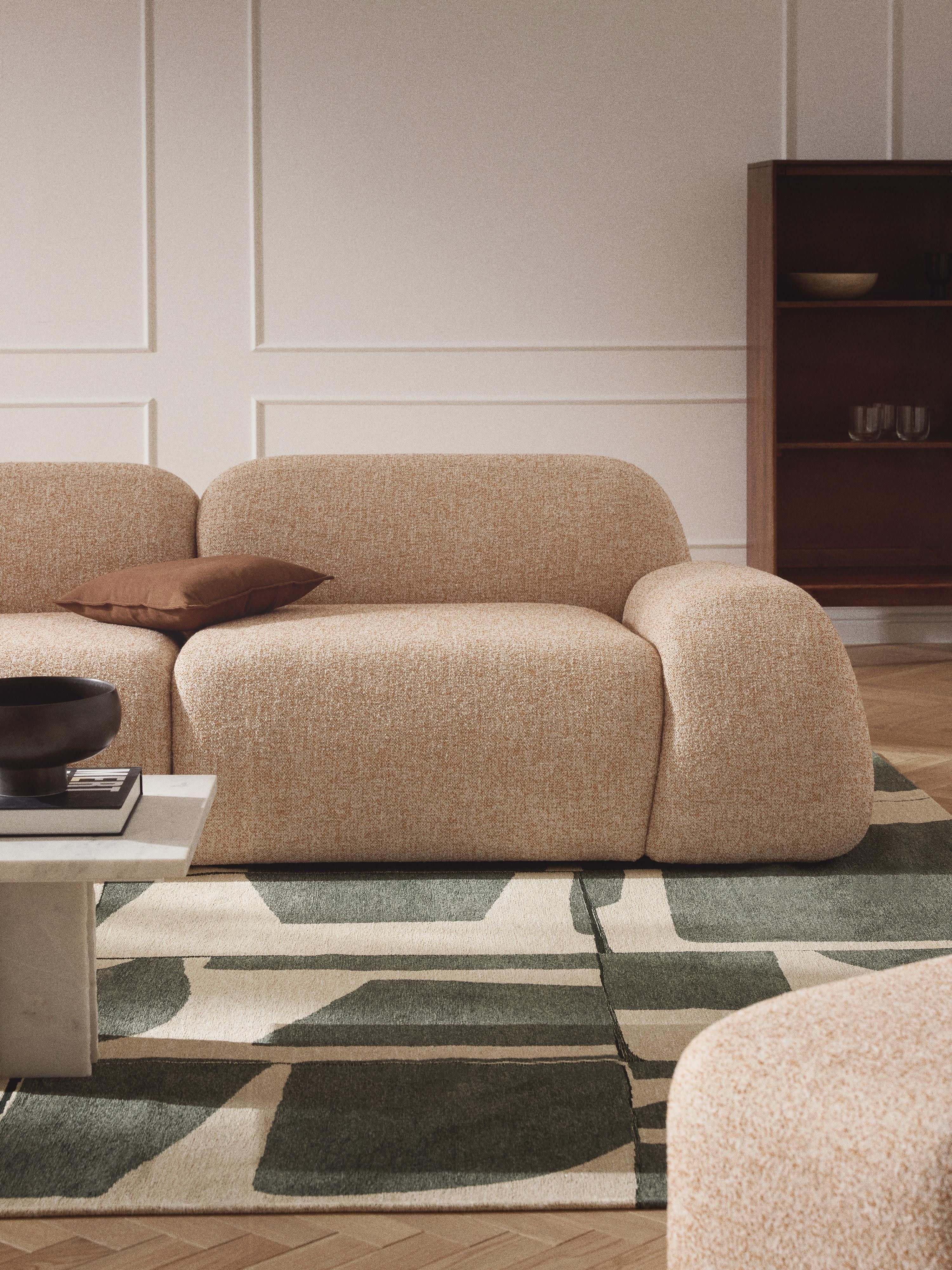 Modulaire bank Wolke (3-zits) van bouclé