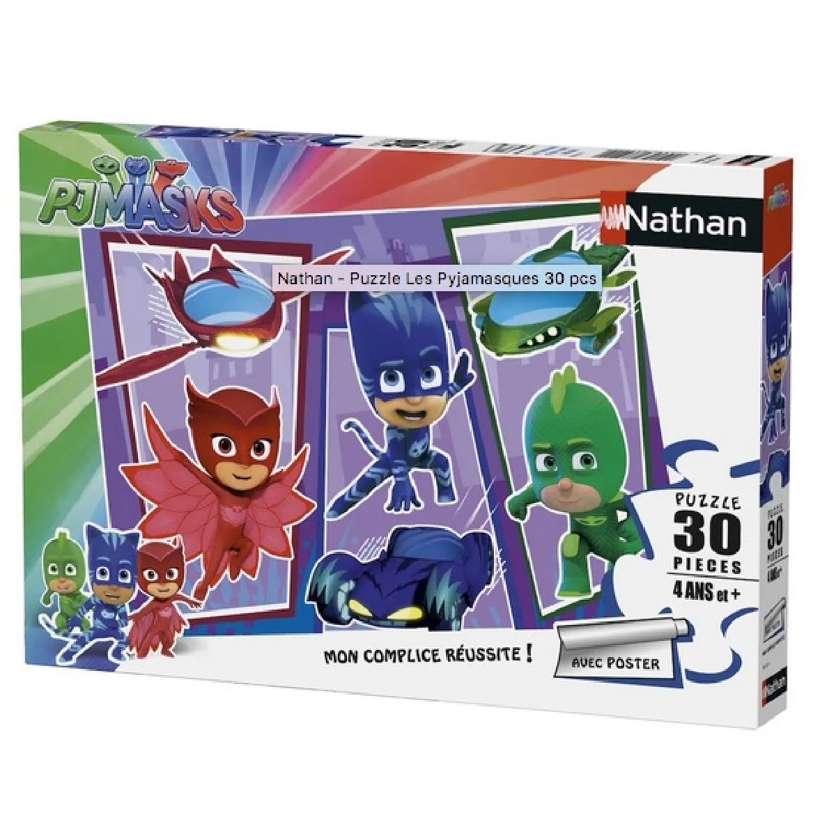 Nathan Puzzle - Pyjamasques et Super Véhicules