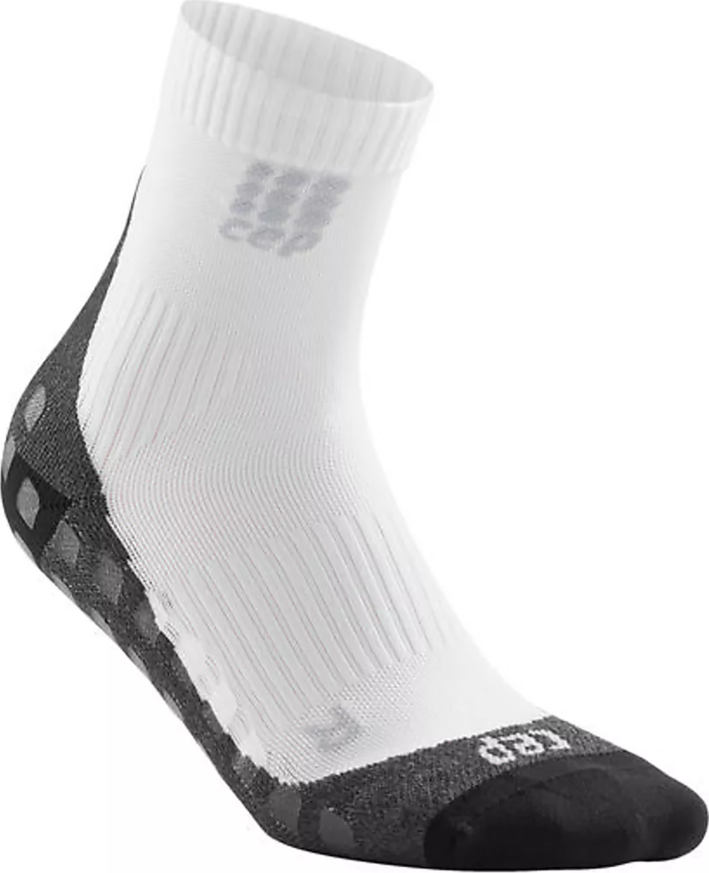 Griptech Short Compression Socks Herre White