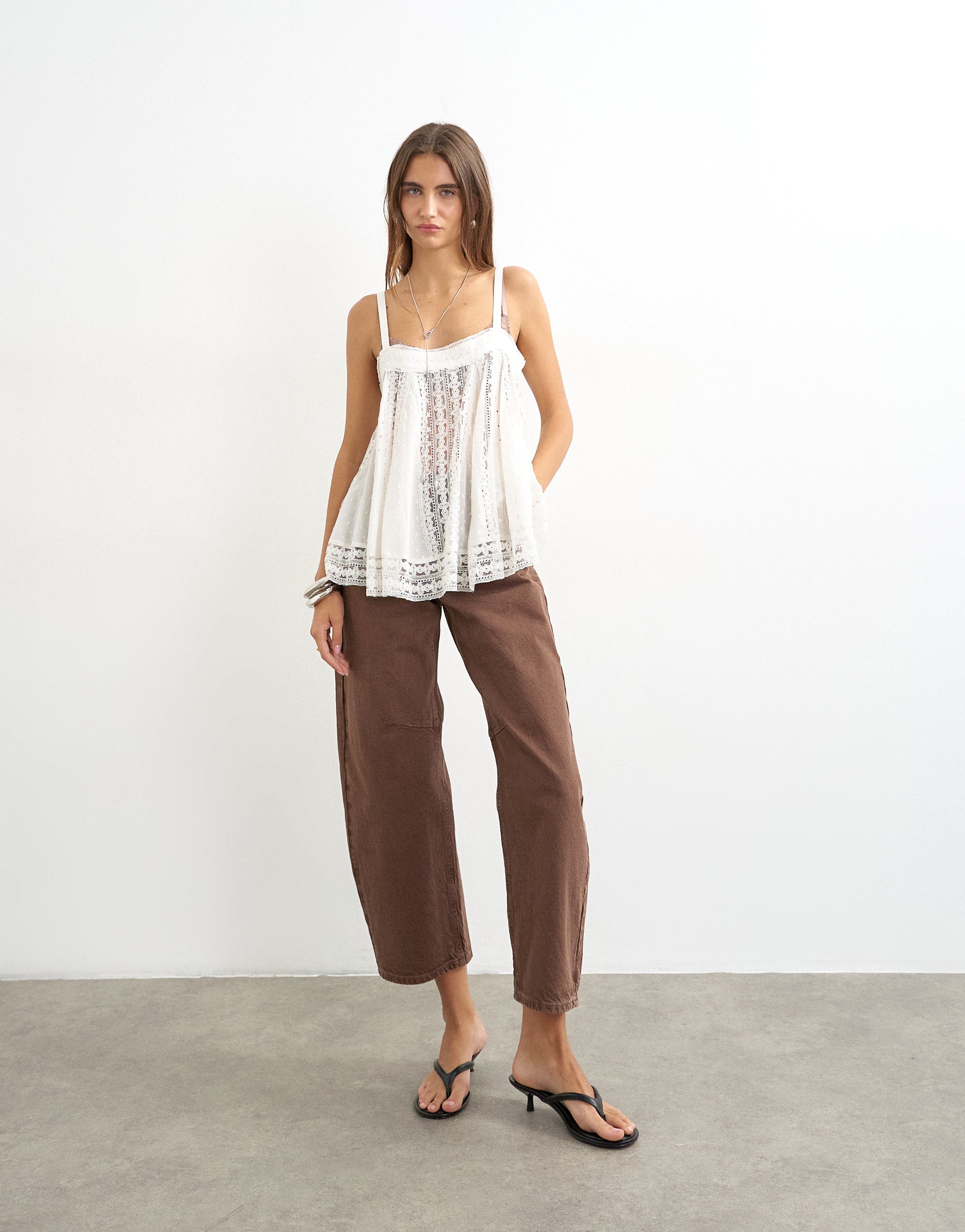 TSBARREL High rise Barrel fit Jeans