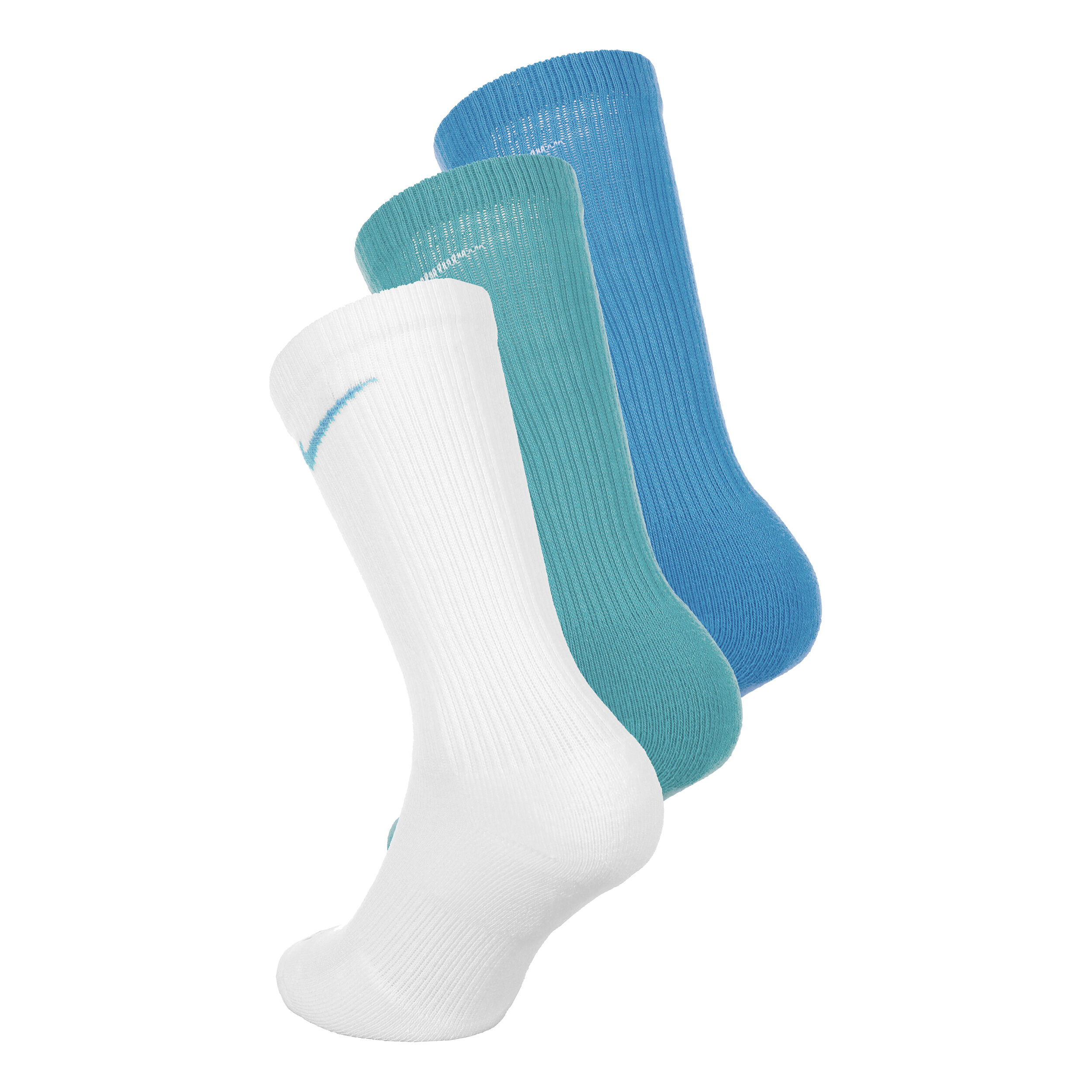 Nike Everyday Plus Cush Crew Chaussettes De Sport Pack De 3 - Multicouleur