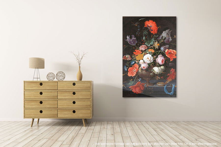 Bloemstillevens Rijksmuseum - Canvas schilderijen 10 - 80 x 120 cm