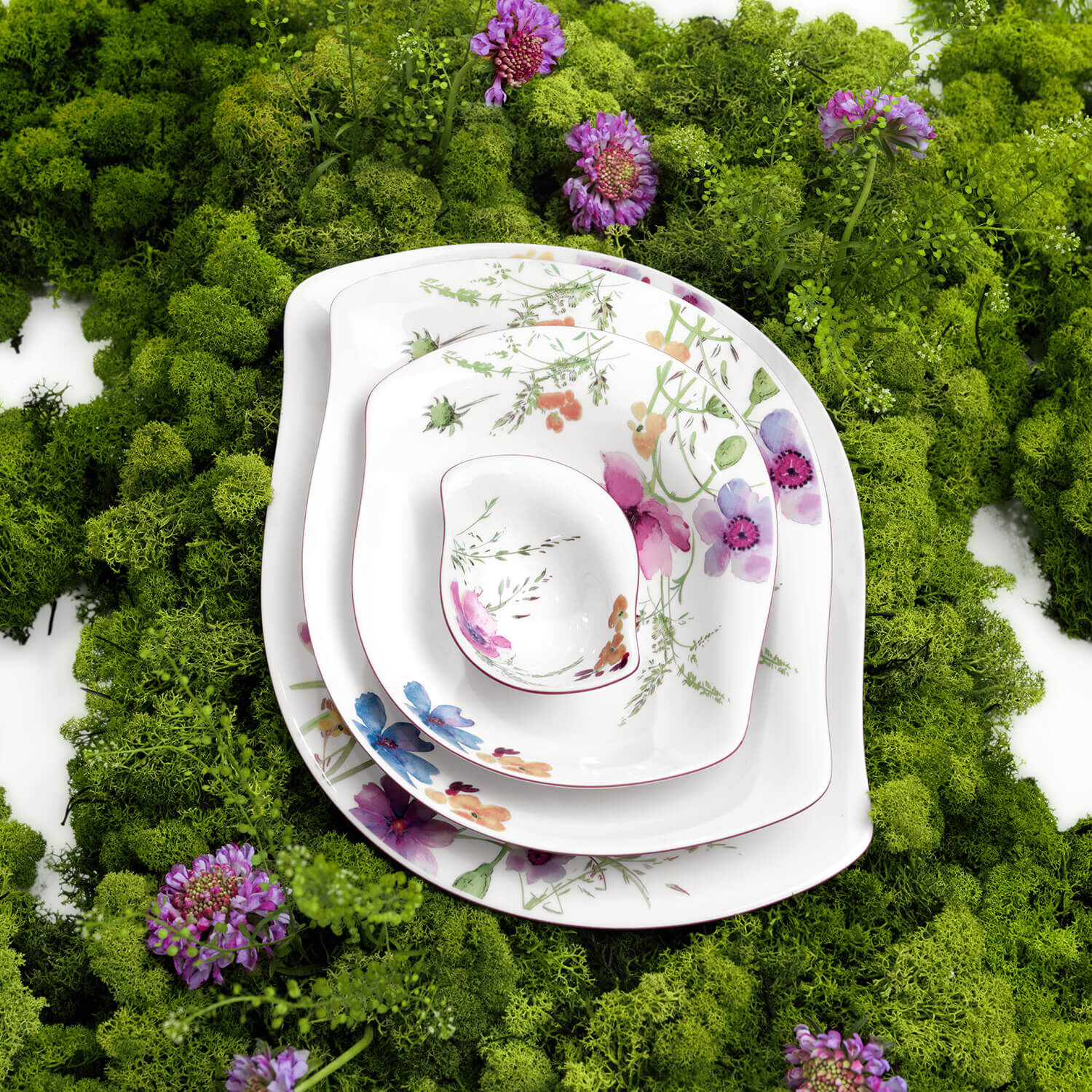 Mariefleur Dipping bowl Multi-colored, 0.6 oz, Premium Porcelain