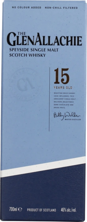 GLENALLACHIE 15 YEARS 70CL
