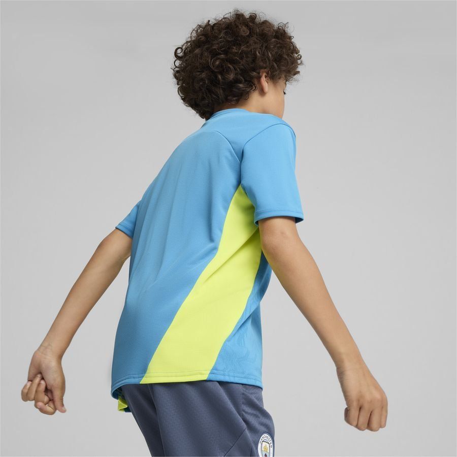 Manchester City T-shirt d'Entraînement - Magic Blue Jaune fluo Enfant