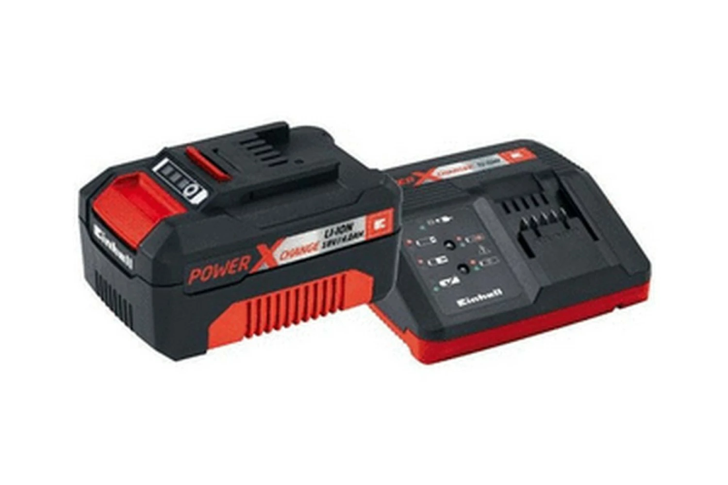 Einhell 4512042 18V Power-X-Change Li-Ion accu starterset (1x 4.0Ah)   lader