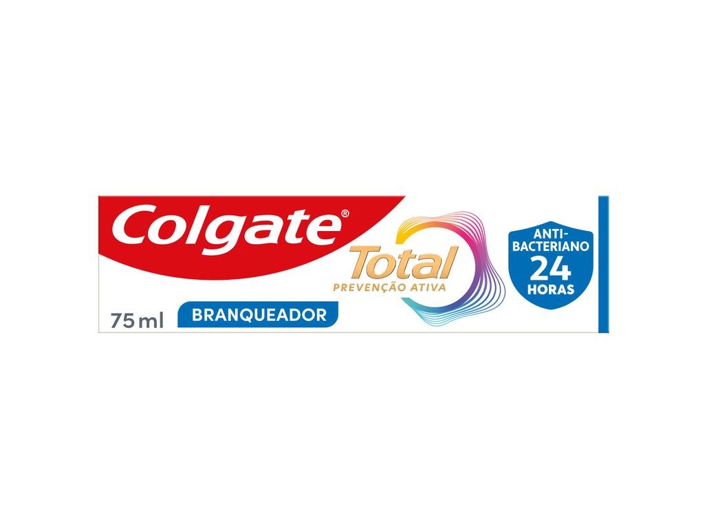 PASTA DE DENTES PROTEÇÃO TOTAL BRANQUEADORA COLGATE 75ML