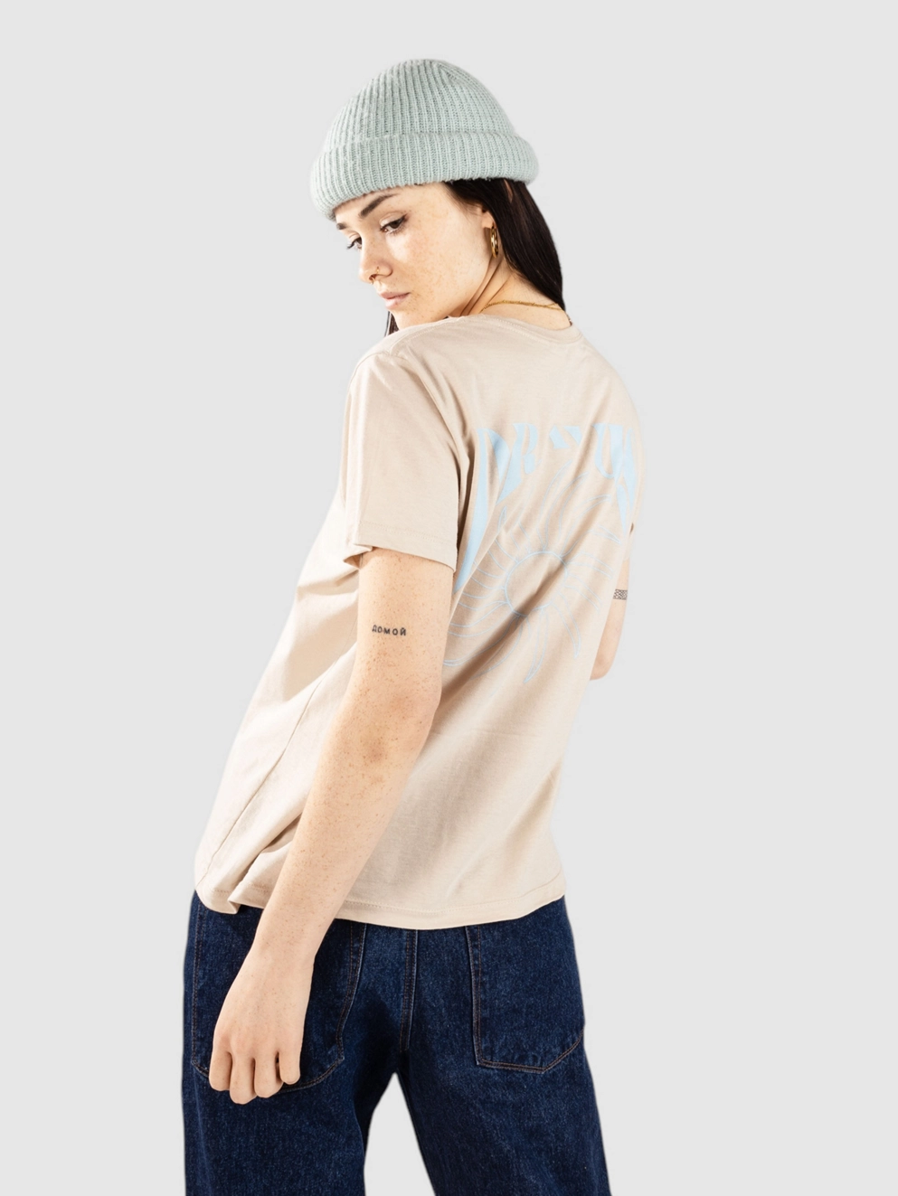 Dravus Run The Sun T-Shirt vintage brown