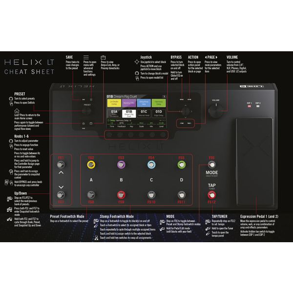 Line6 Helix LT Guitar Processor