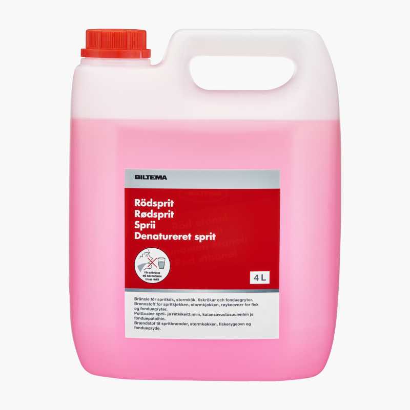 Rødsprit, 4 liter