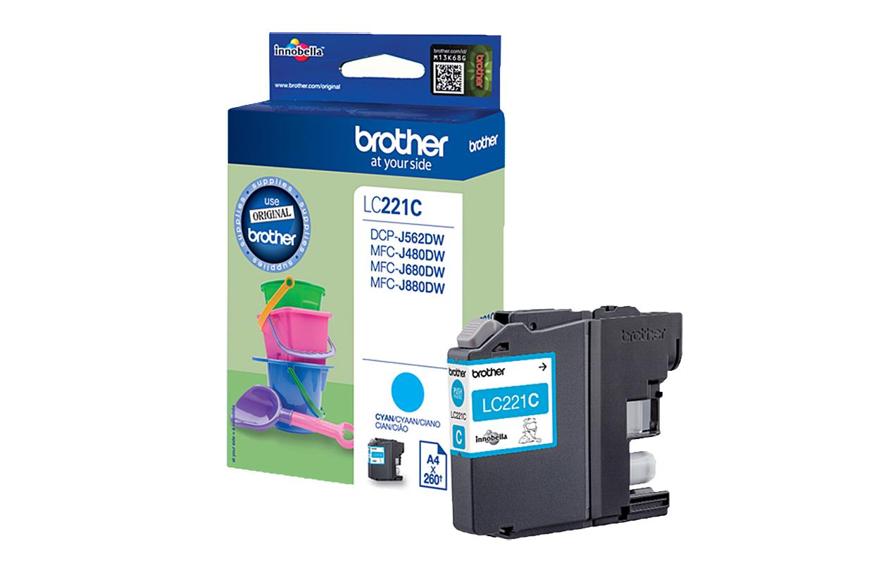 Tinte LC-221C CyanDruckertinte, magenta