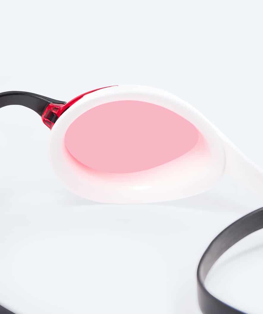 Watery Elite svømmebrille - Murphy Active - Hvid/pink