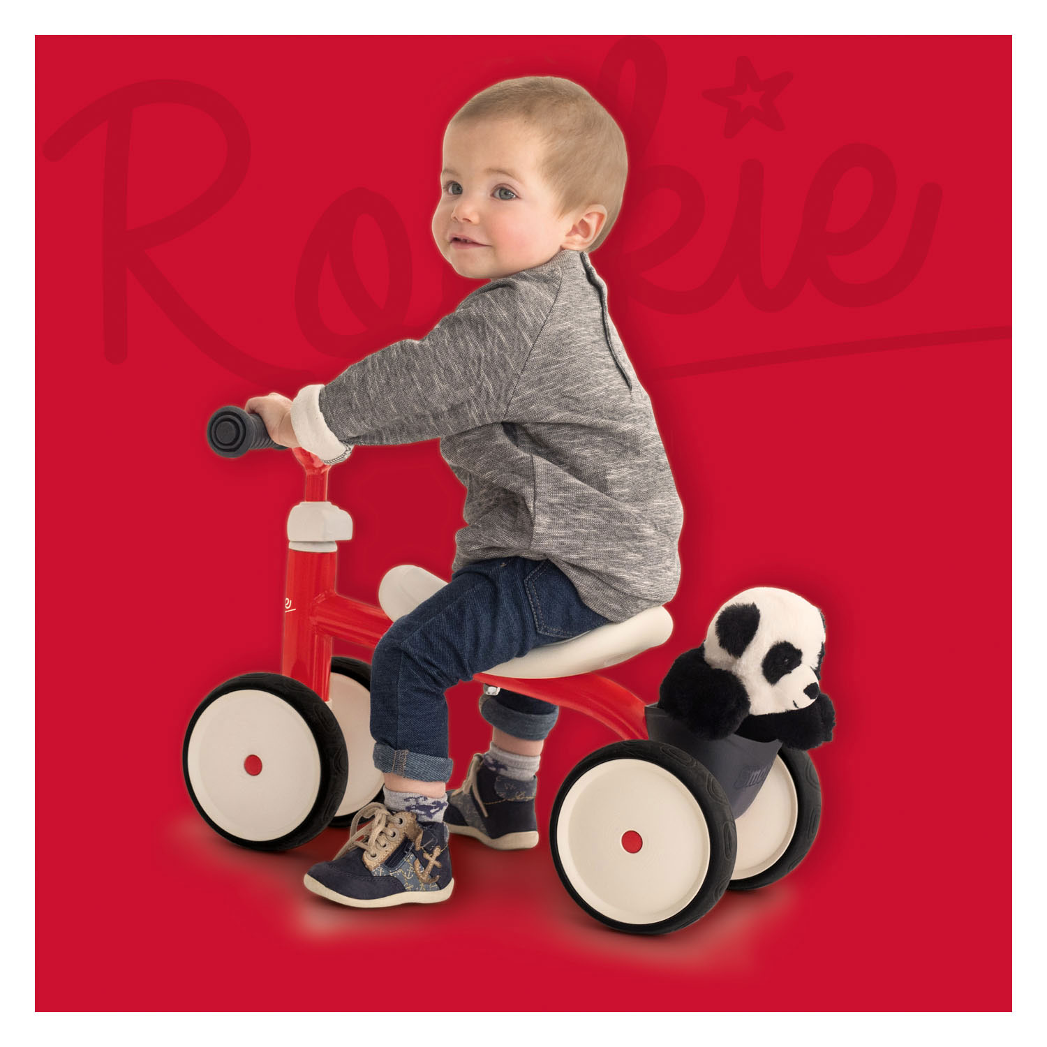 Smoby Rookie Ride-On Loopauto Rood