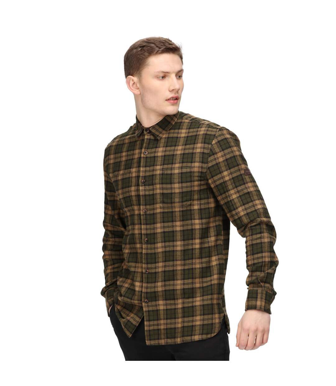 Regatta - Chemise LANCE - Homme (Kaki foncé) - UTRG6182