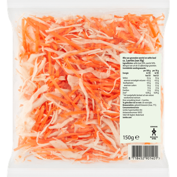Jumbo Julienne Witte Kool & Wortel Mix 150 g