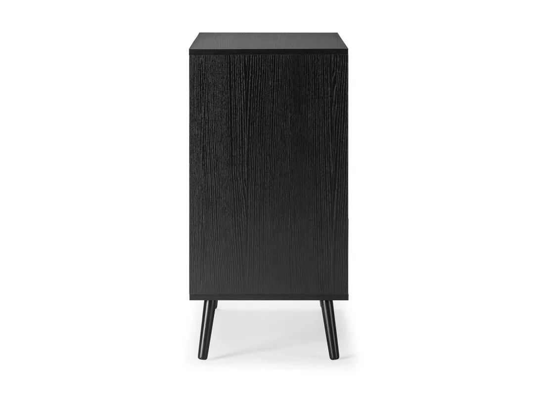 Commode Lluvia 3 tiroirs couleur noir