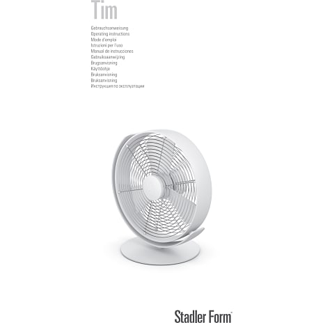 Stadler Form Tim bordventilator Ø25 cm - sort