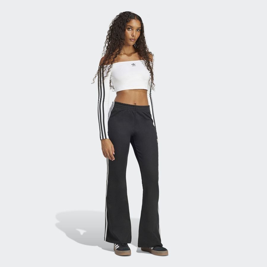 Adidas Original Pantalon de survêtement évasé 3 bandes Adicolor