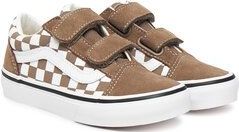 Vans - Old Skool V - Peuterschoenen - Zwart - Suède en Canvas