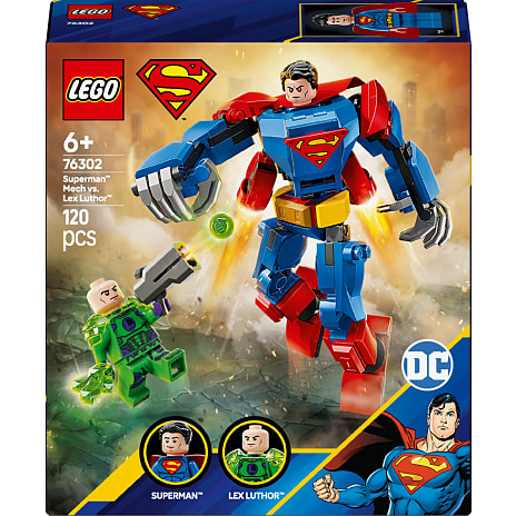 LEGO DC Superman-mech mod Lex Luthor 76302