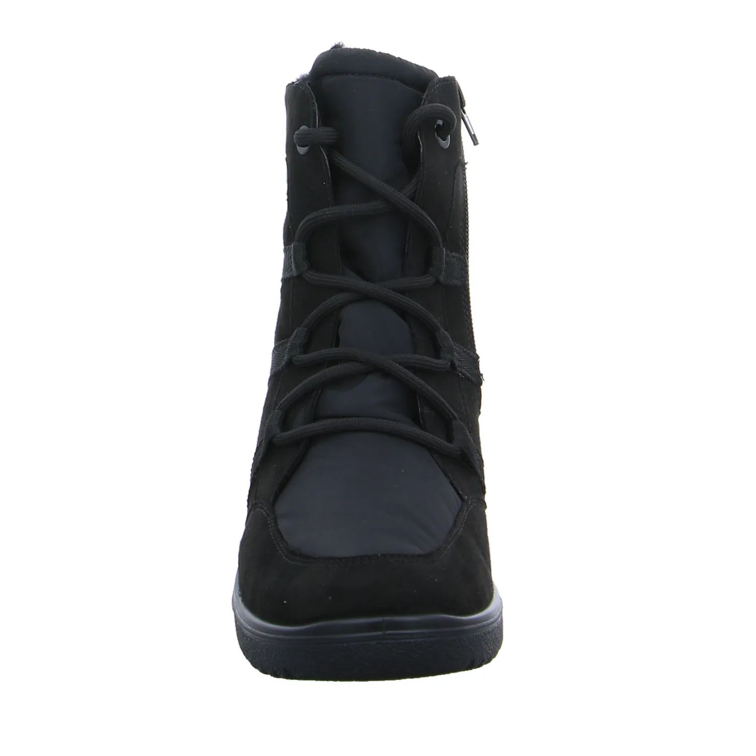 ARA Comfort-Snowboot Schwarz Lederimitat  Wechselfussbett und Gore-Tex