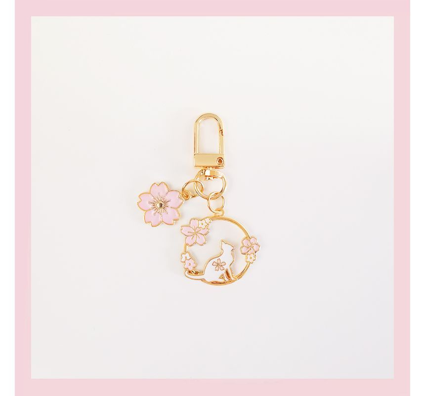Harnai - Konijn / Bloemen Sleutelhanger (diverse designs)