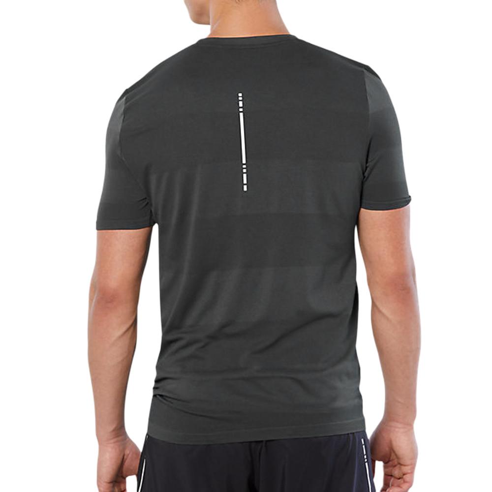 Asics Maillot de sport Gris Homme Asics Sport Seamless