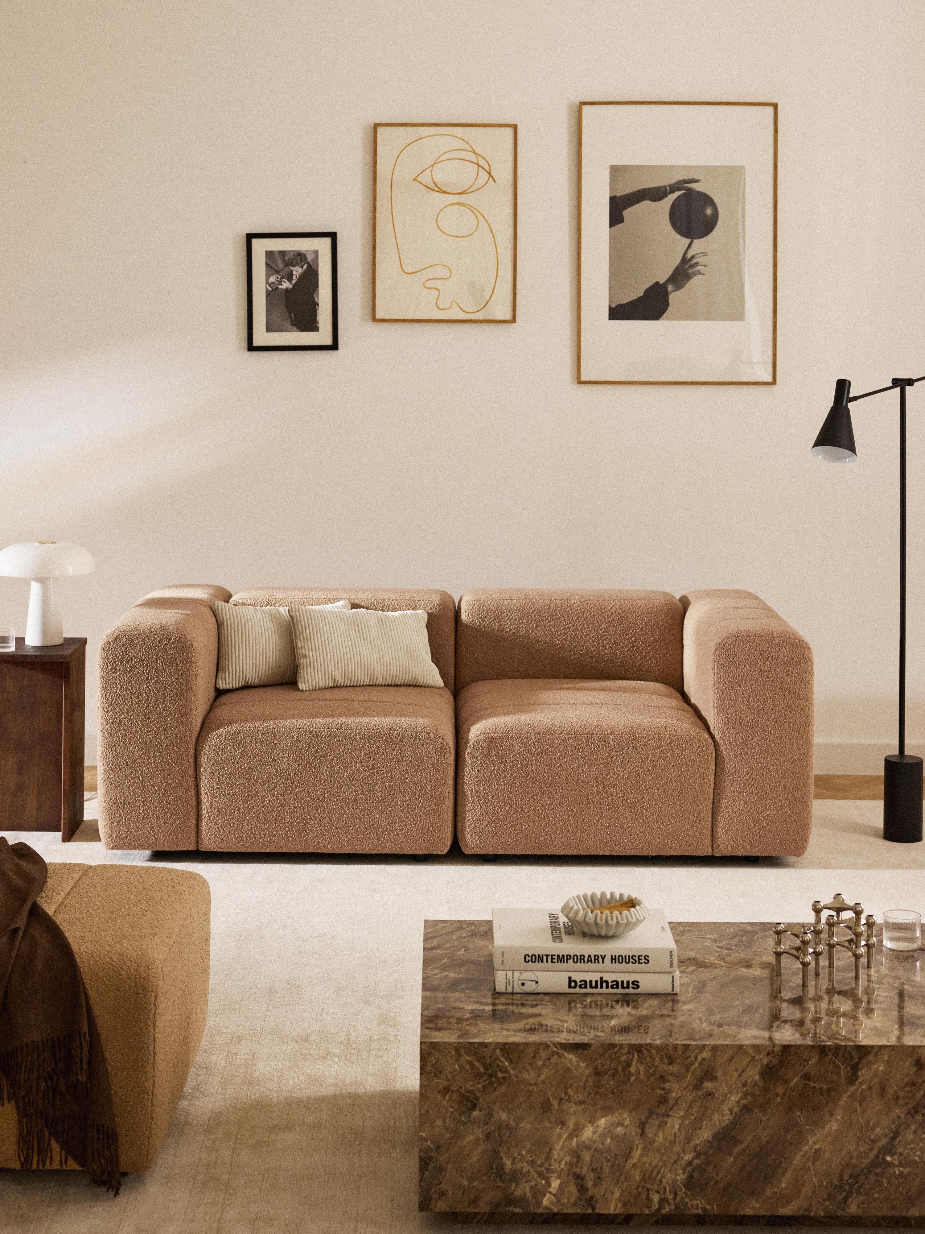 Modulaire bouclé bank Lena (3-zits)