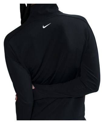 Haut 1/2 zip Nike Dri-Fit Swoosh Noir Femme