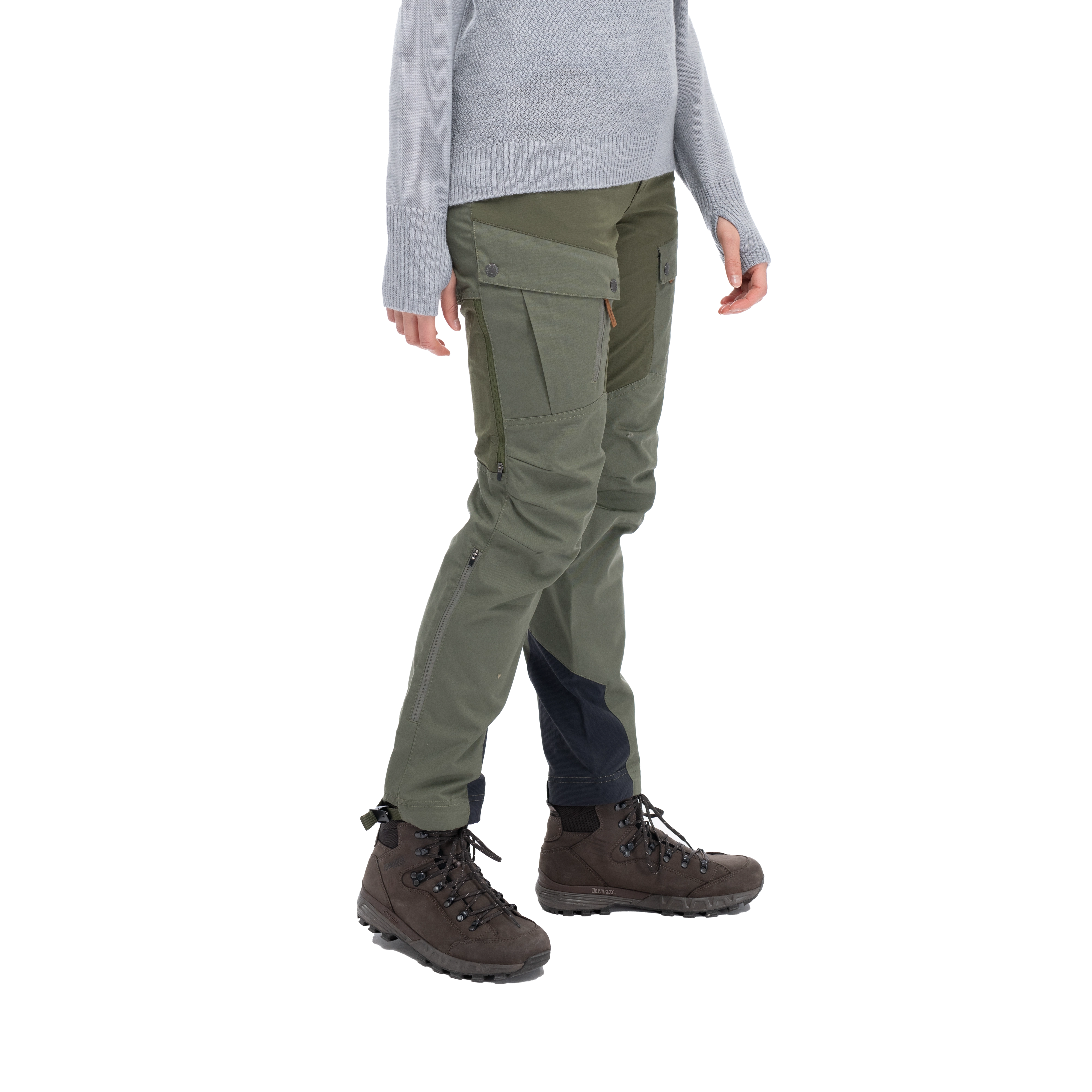 Nordmarka Favor Outdoor Pants Women Green Mud