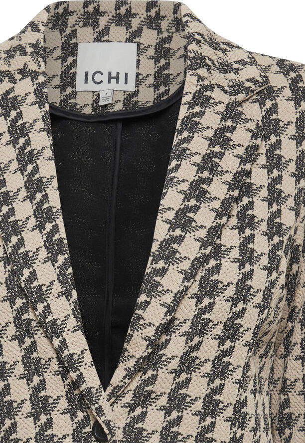 ICHI IHKATE HOUNDSTOOTH BL Doeskin houndstooth